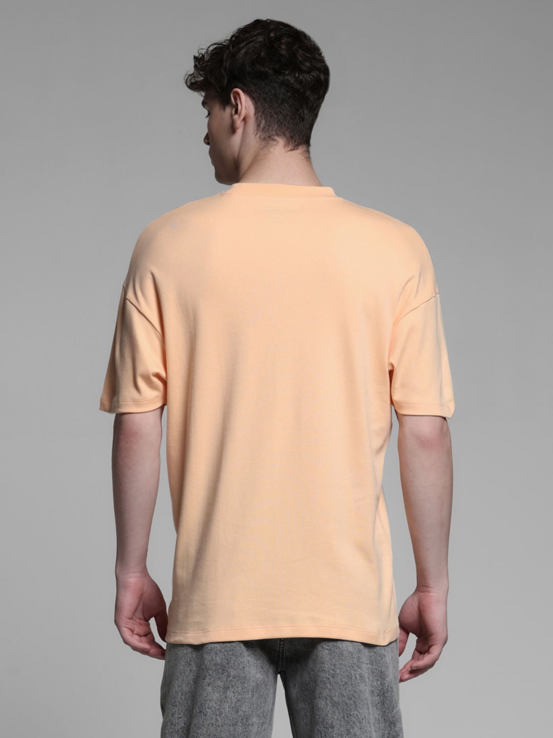 ORANGE CREW NECK SHIRT