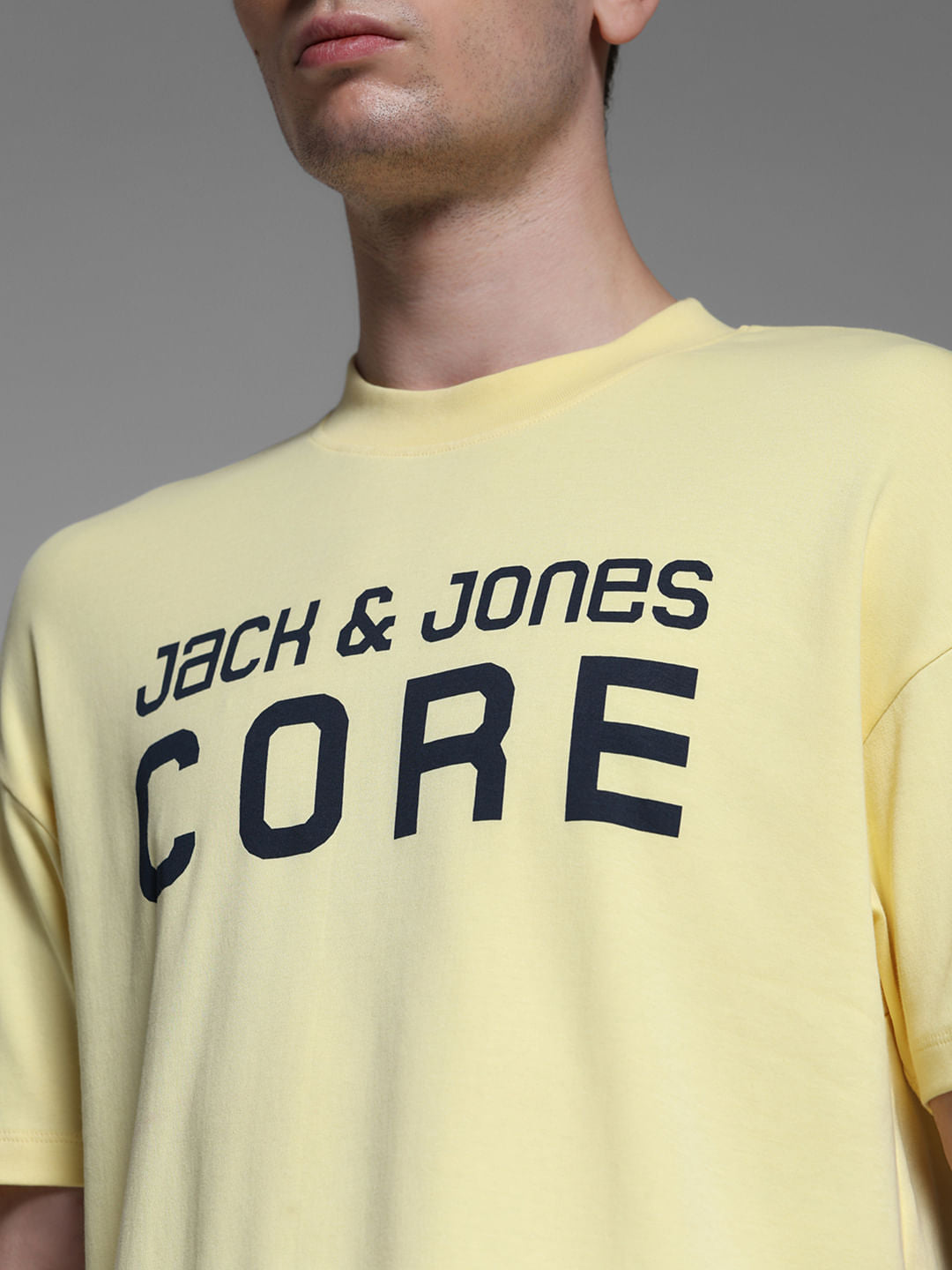 YELLOW LOGO PRINT SHIRT