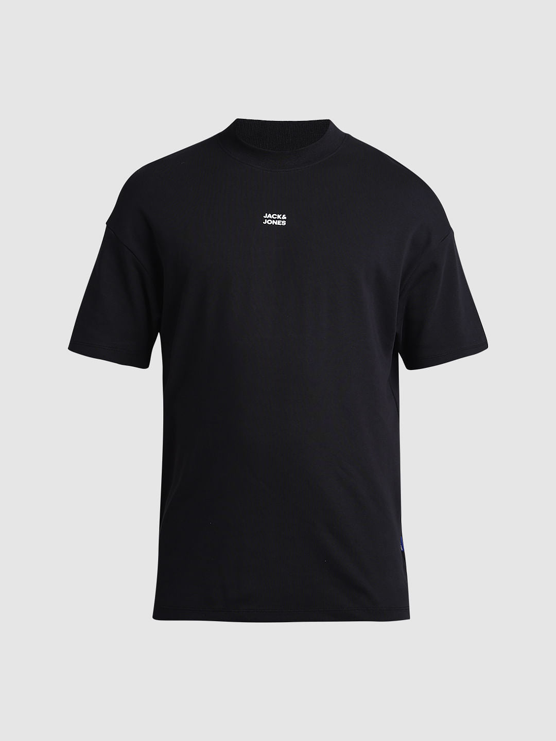 Black Graphic Printed Oversized T-shirt