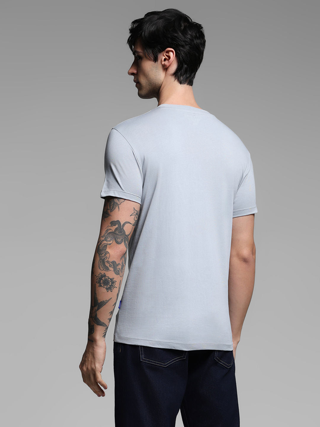 Grey Printed T-shirt