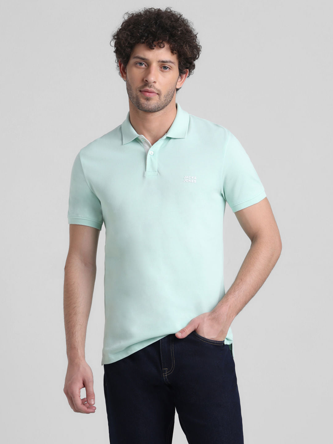 Light Green Cotton Polo