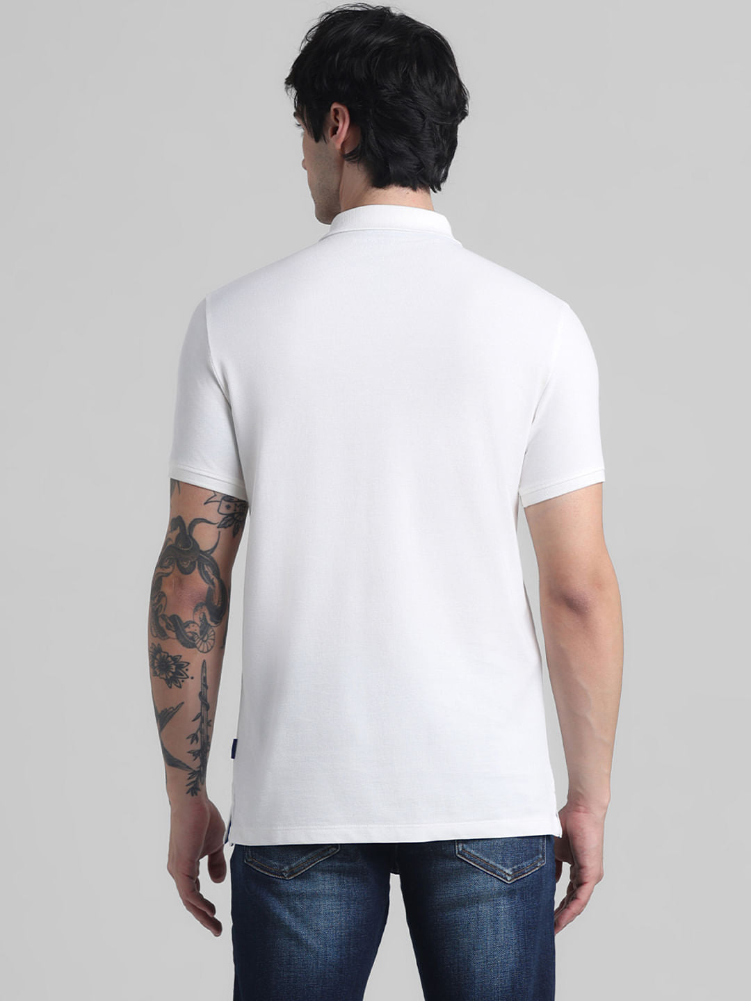 White Chest Branding Polo