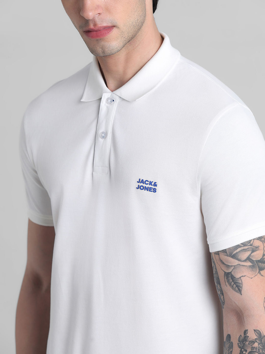 White Chest Branding Polo