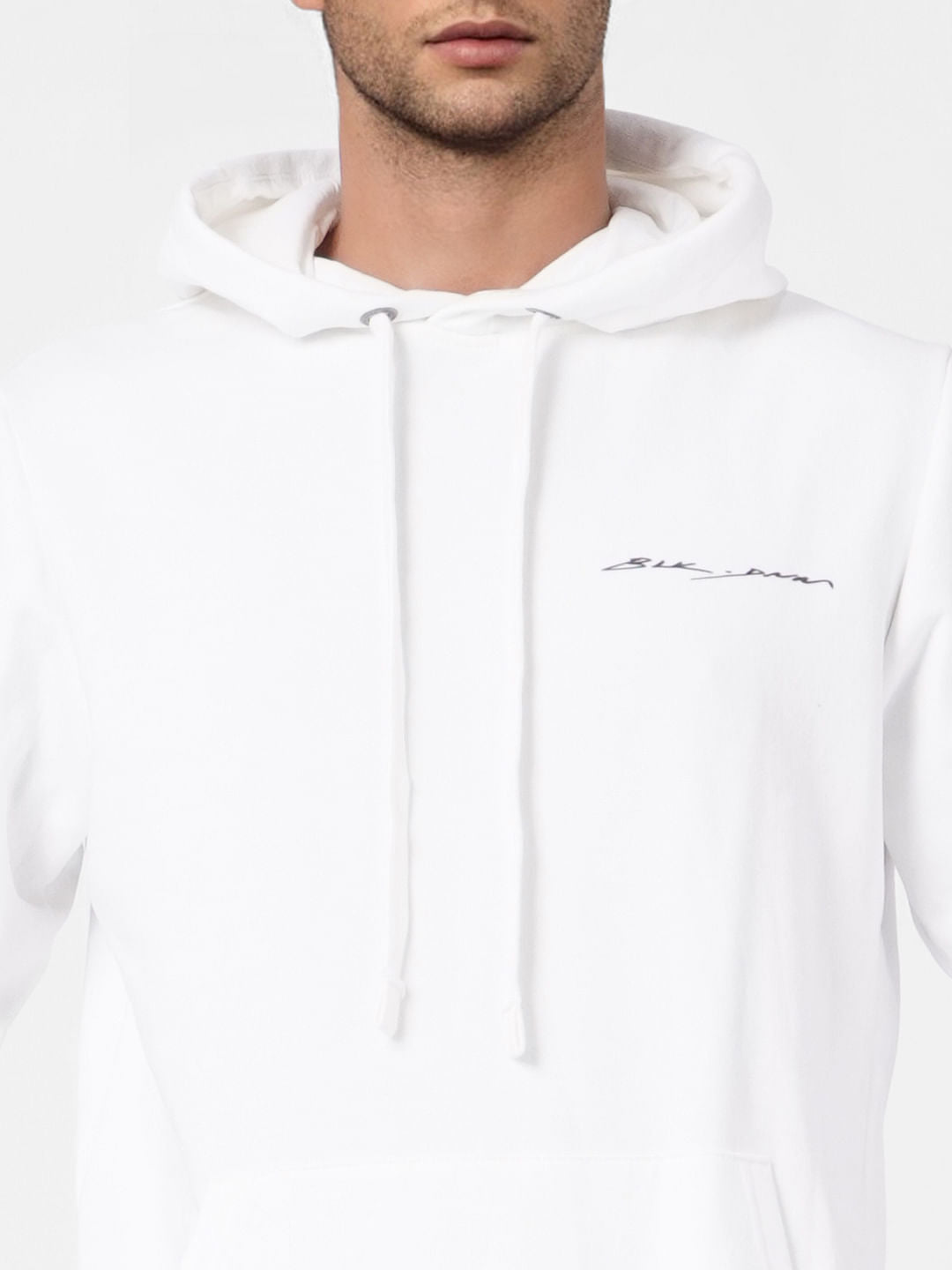 White Hooded Sweatshirt