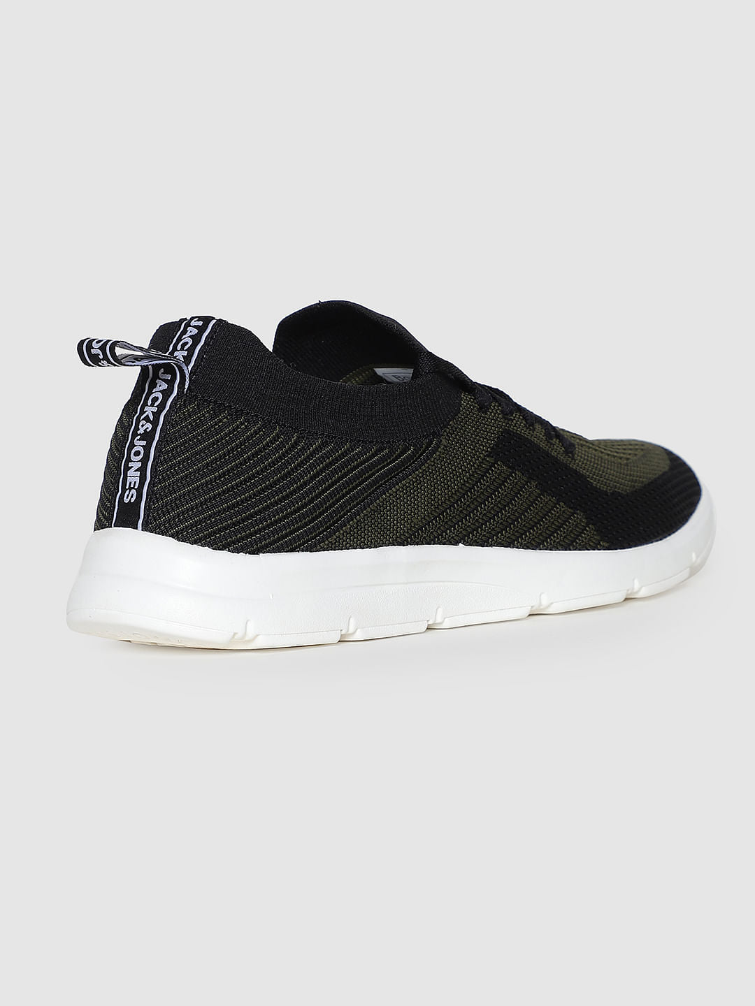 Black Self-Design Sneakers
