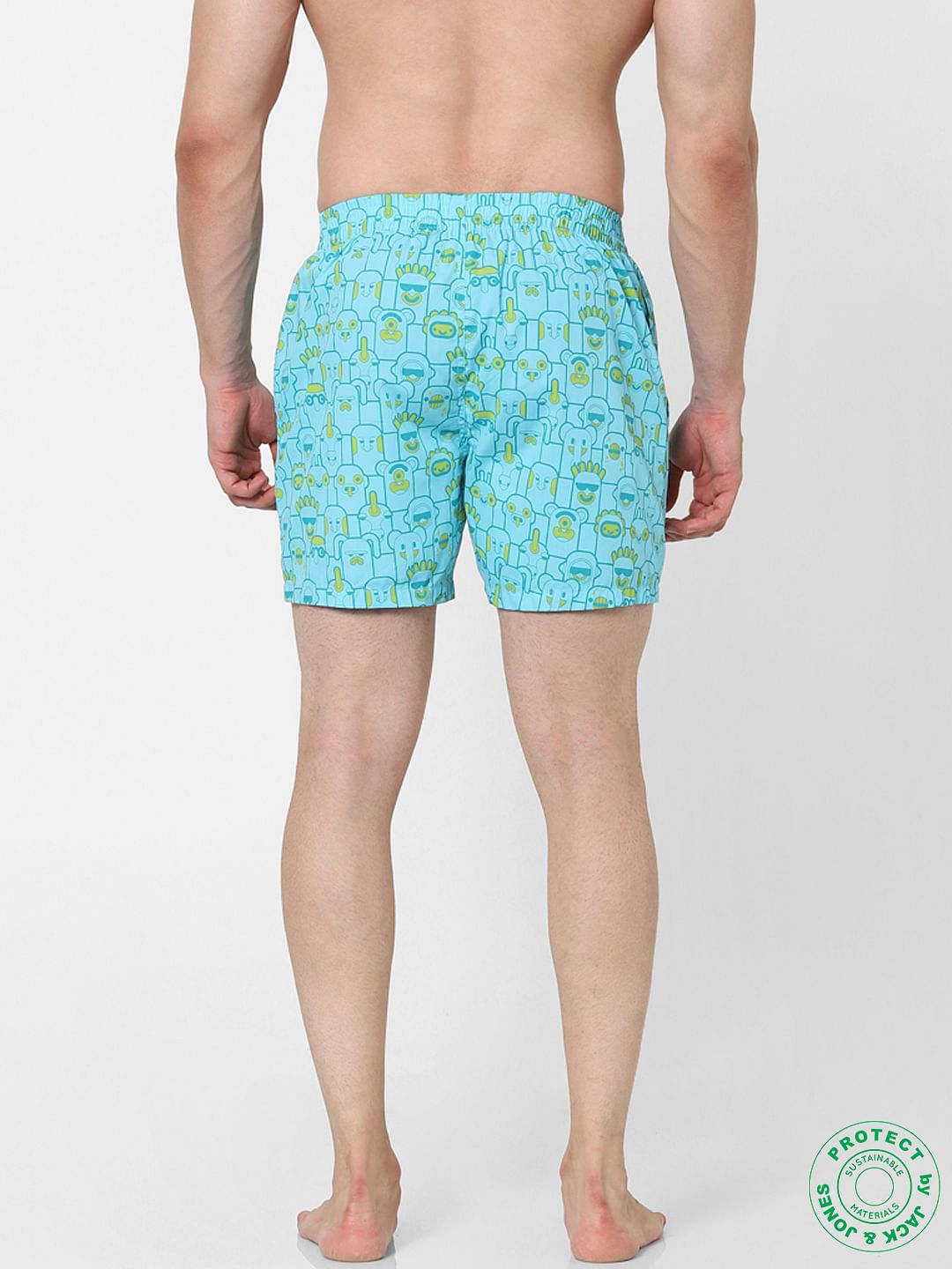 Blue Doodle Boxers
