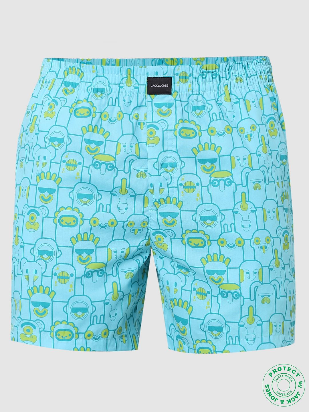Blue Doodle Boxers