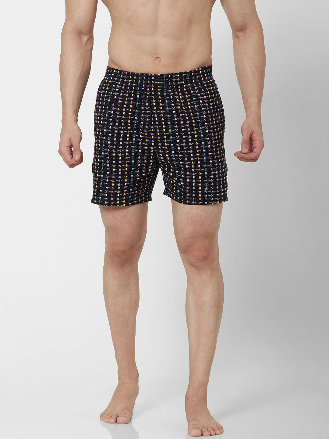 X PAC-MAN Black Gaming Print Boxers - S