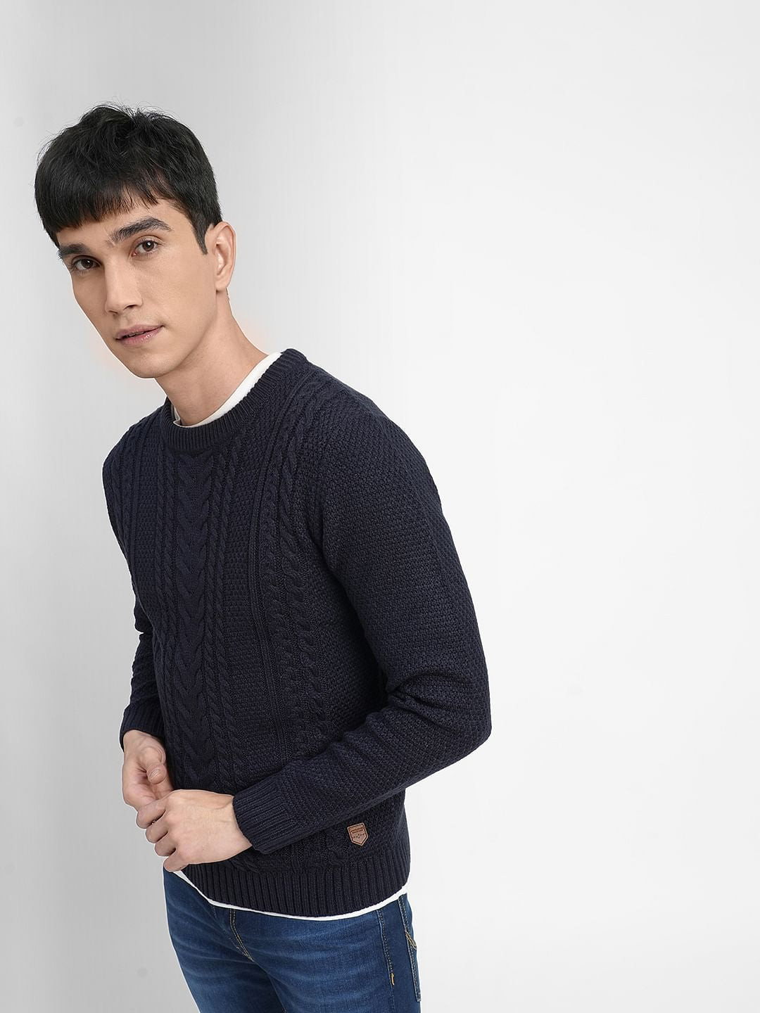 Navy Blue Sweater - S