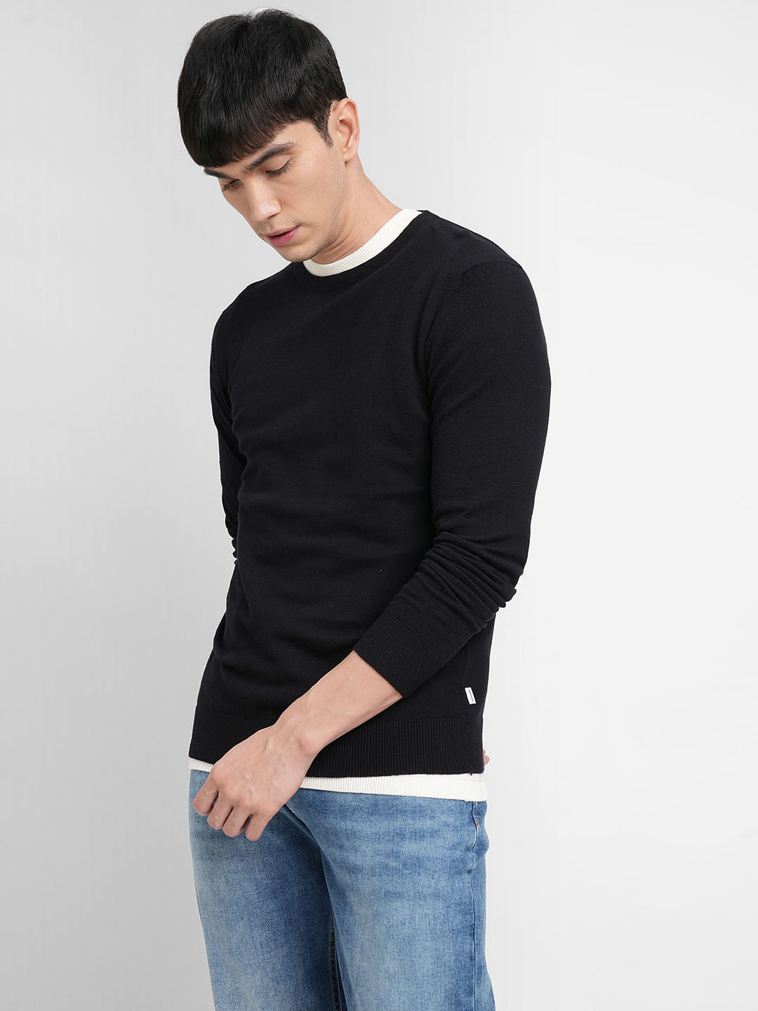 Black Pullover - S