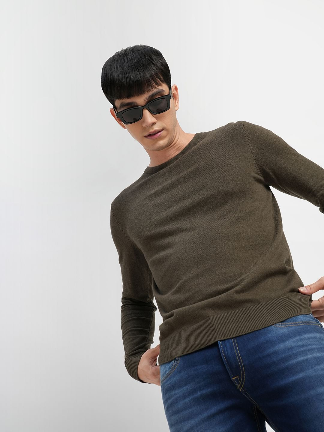 Dark Green Pullover - S