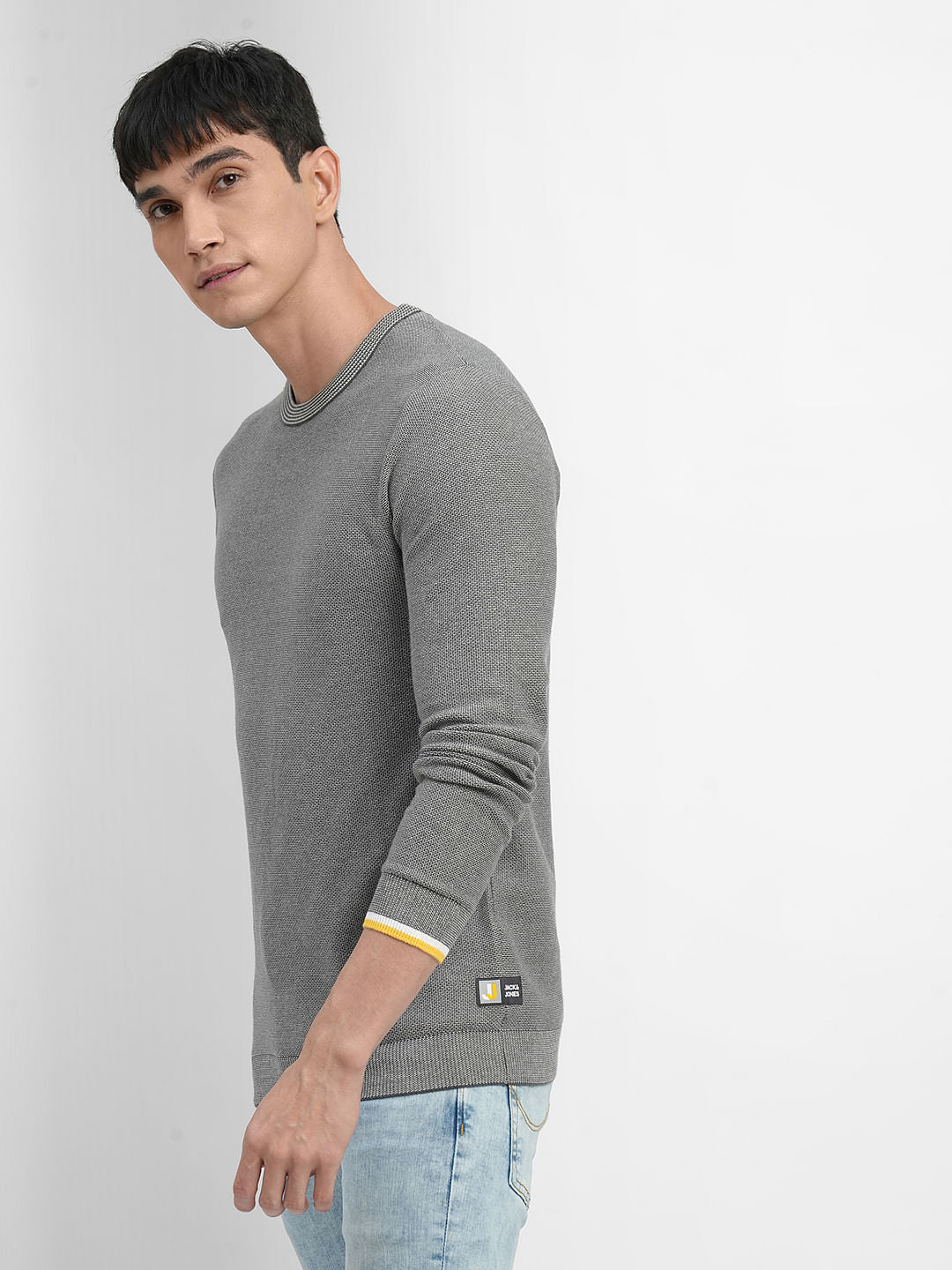Grey Cotton Pullover