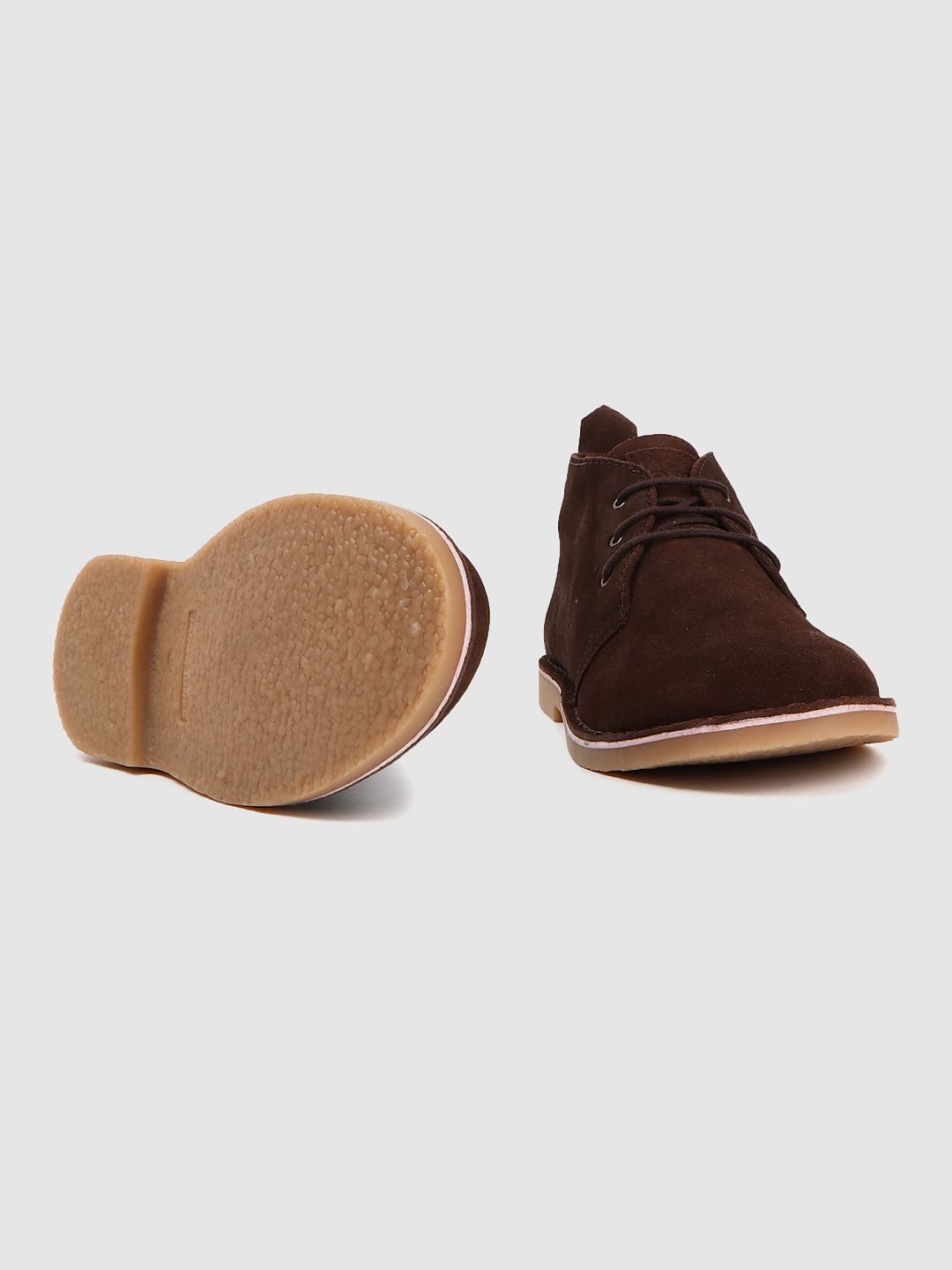 Brown Suede Desert Boots - 6