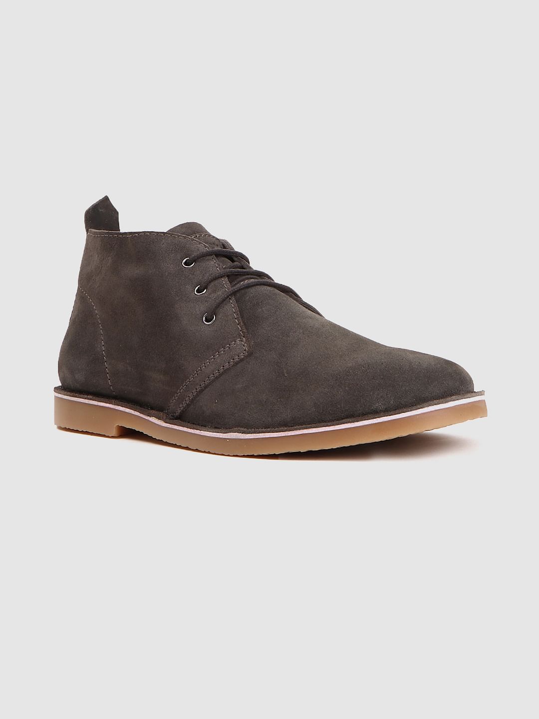 Dark Grey Desert Boots