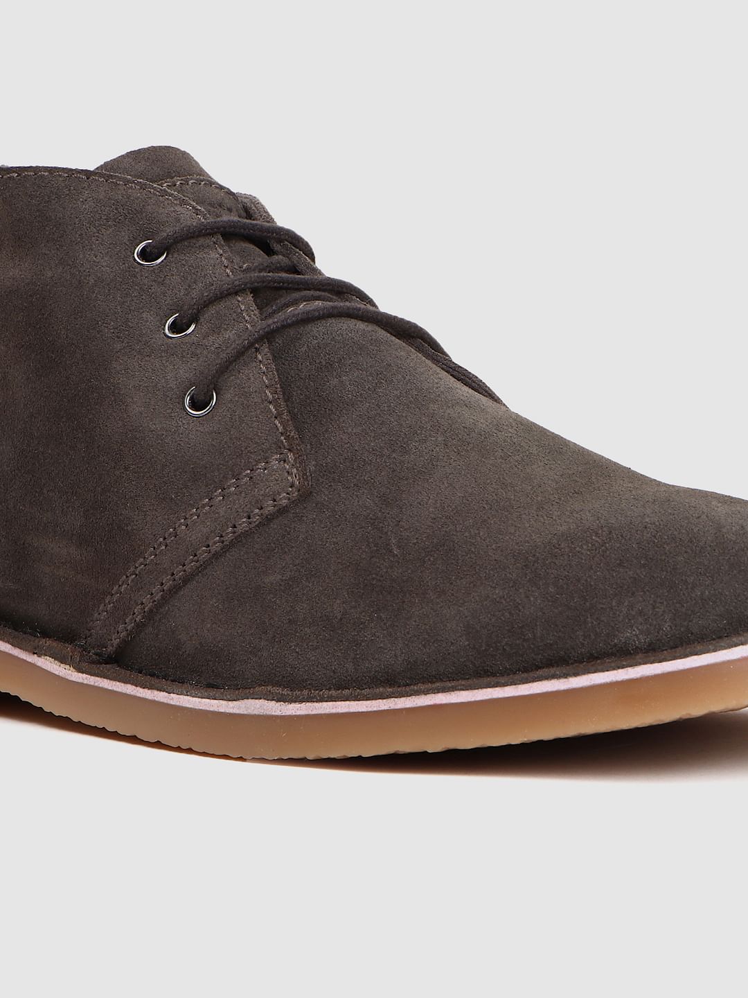 Dark Grey Desert Boots