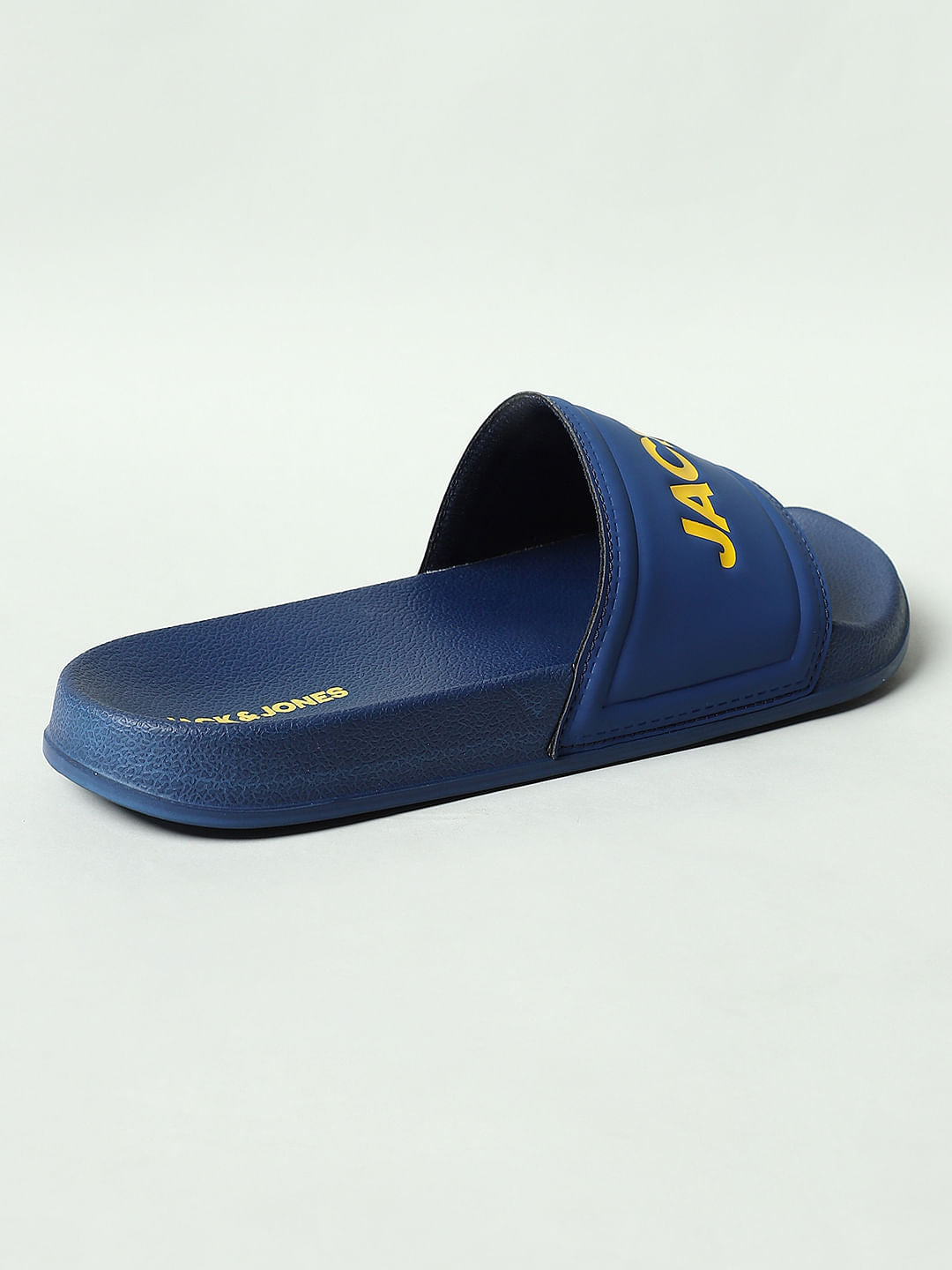 Blue Logo Print Sliders