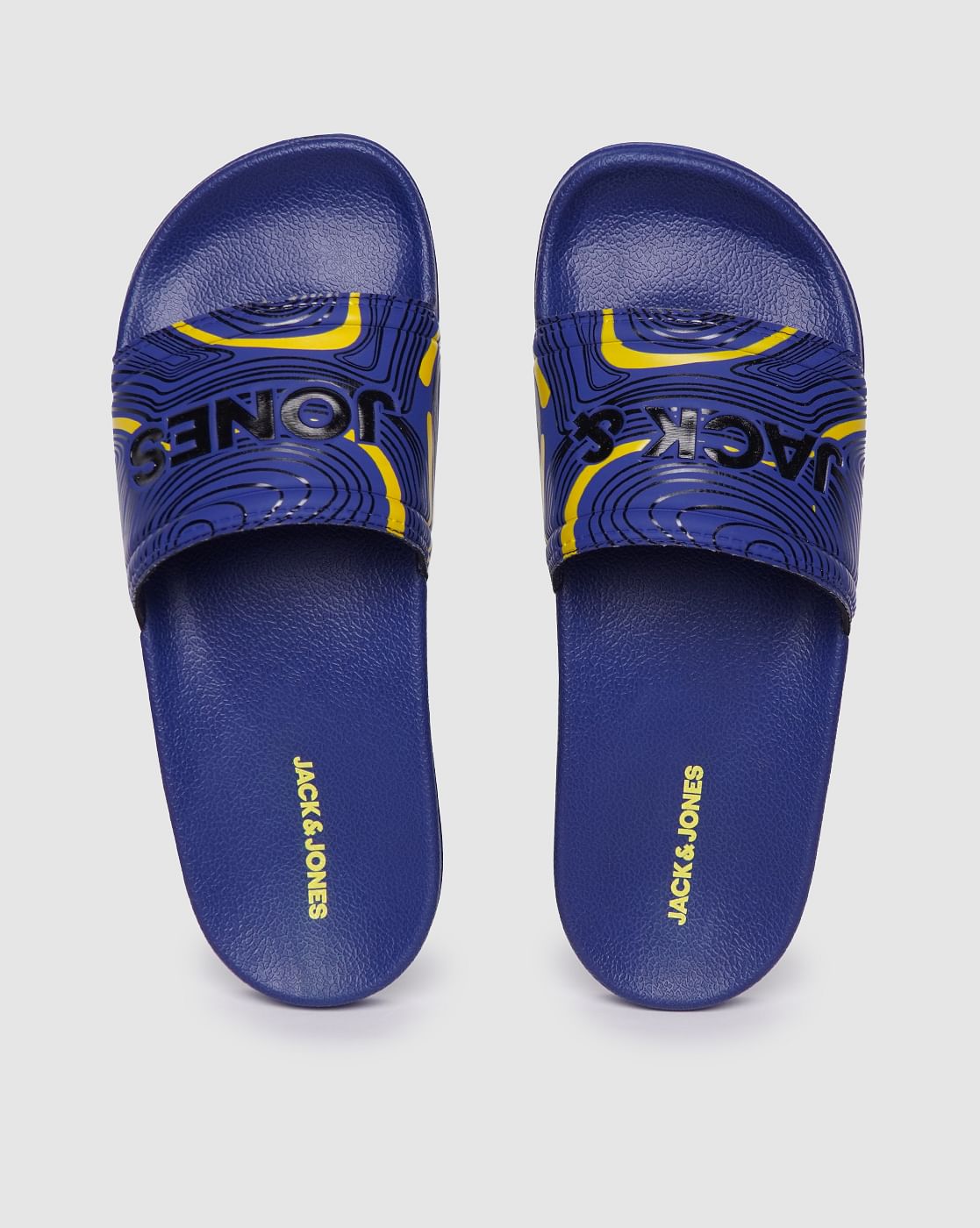 Blue Abstract Print Sliders