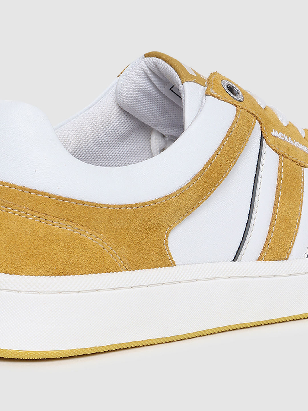 Yellow Colourblocked Sneakers