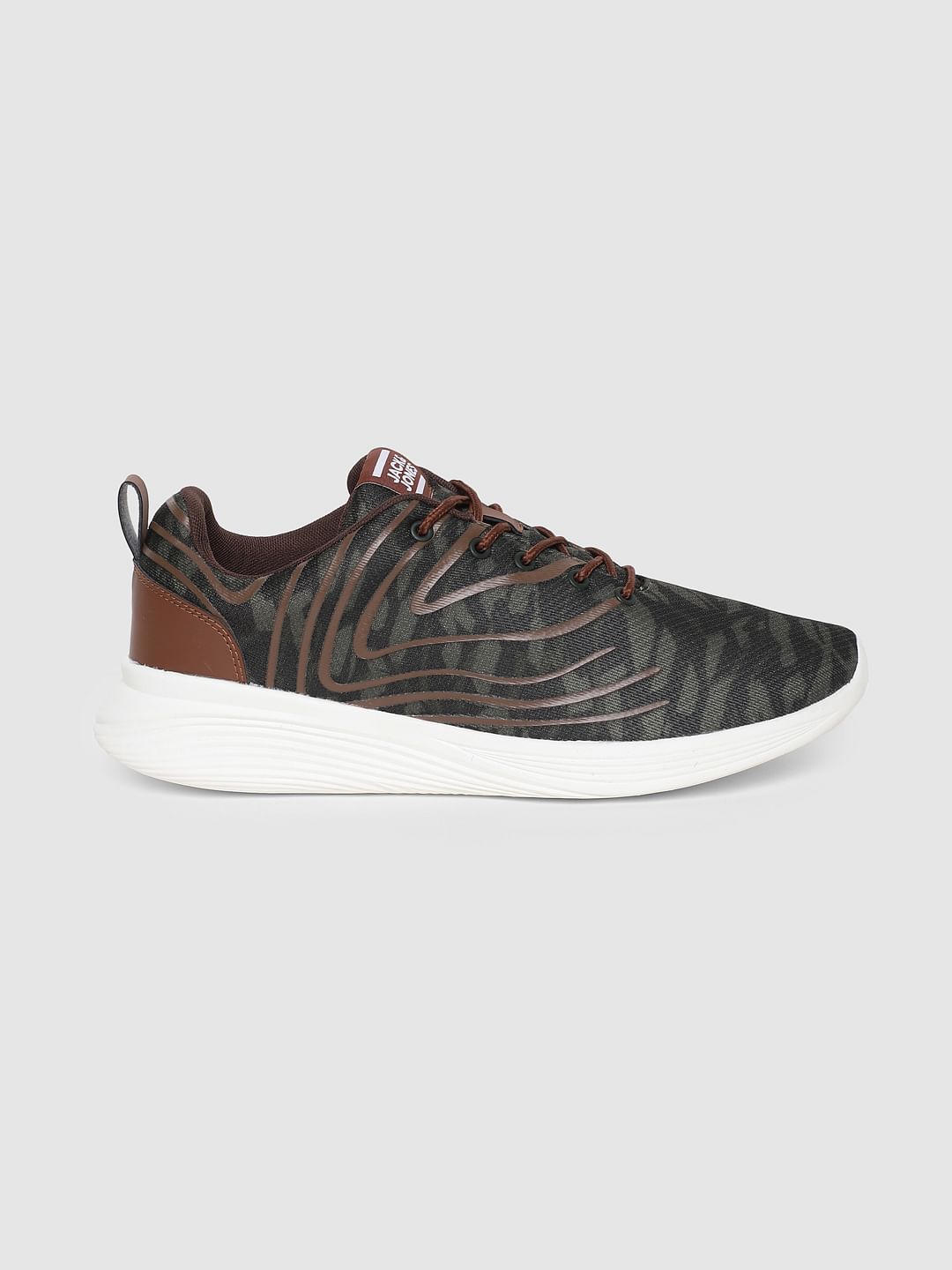 Green Camo Sneakers - 6