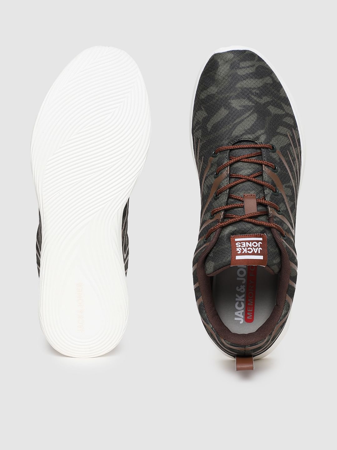 Green Camo Sneakers