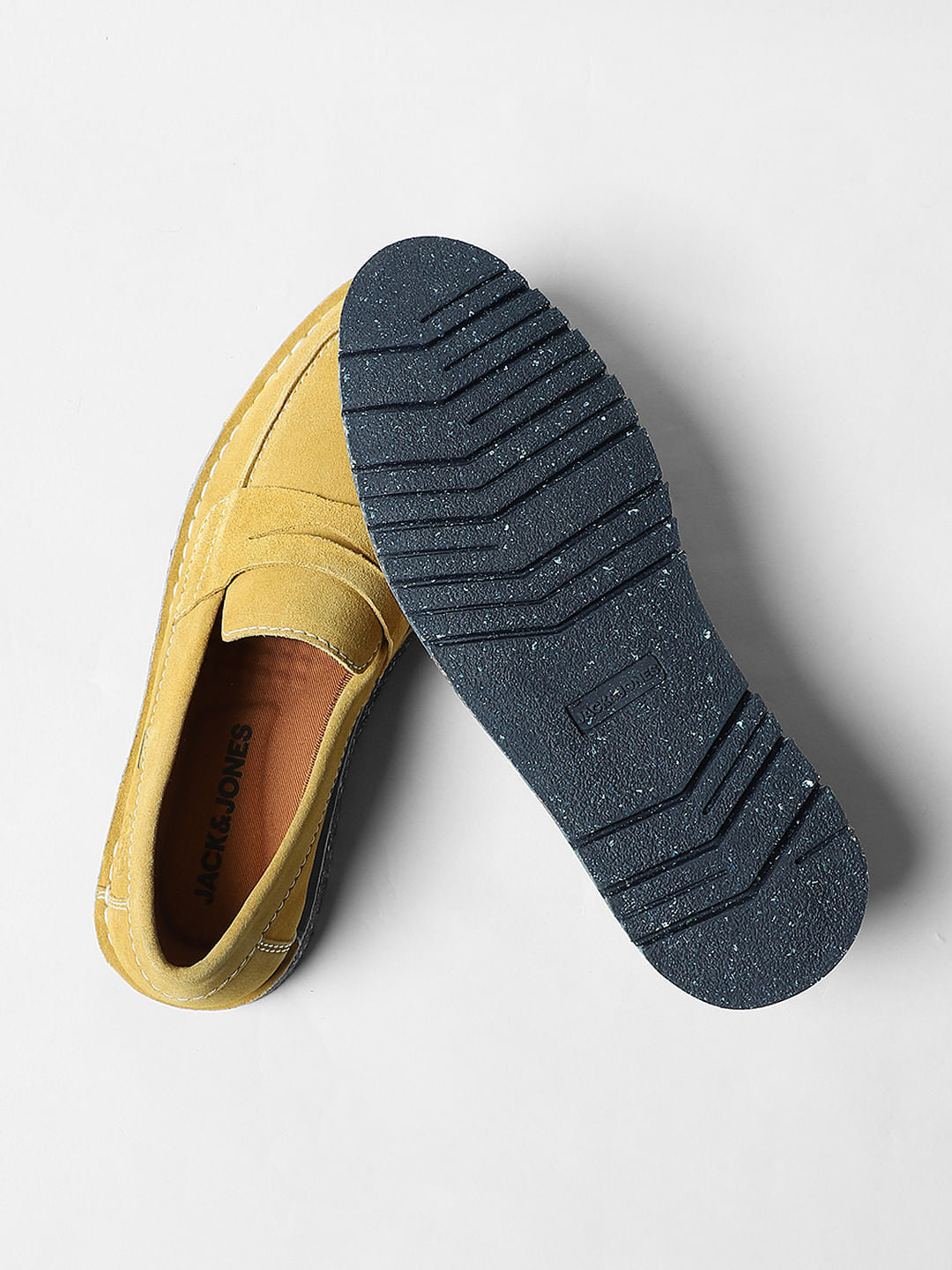 Mustard Suede Loafers