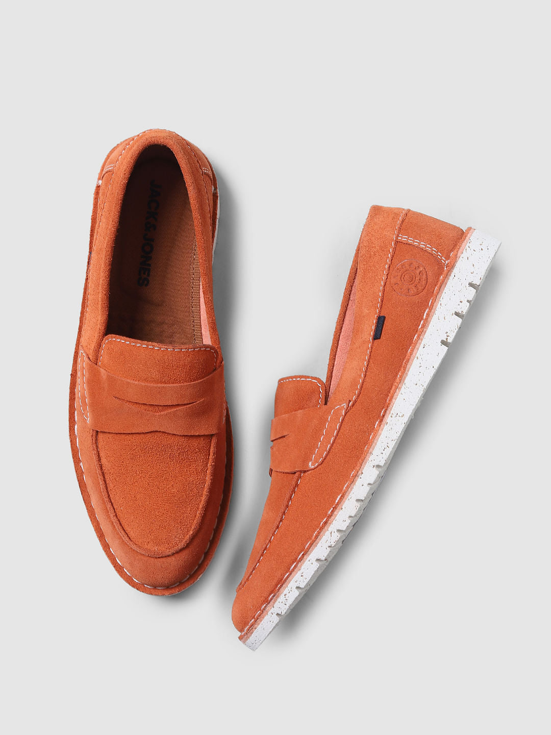 Orange Loafers