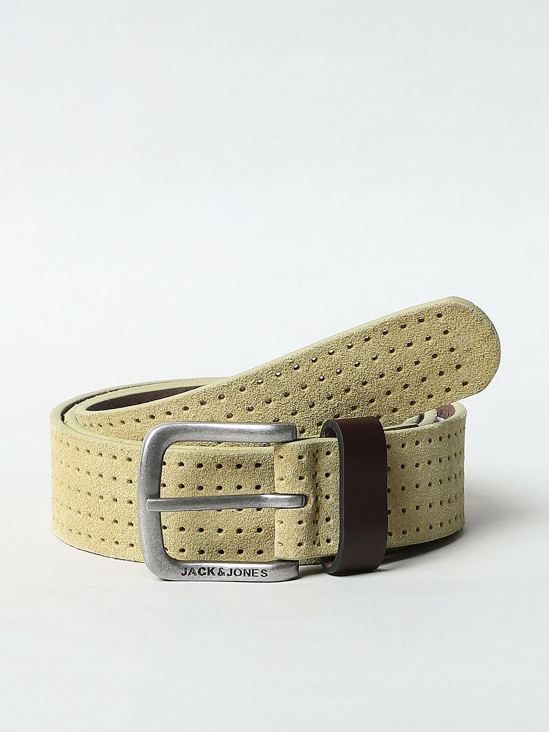 Beige Suede Belt - 32
