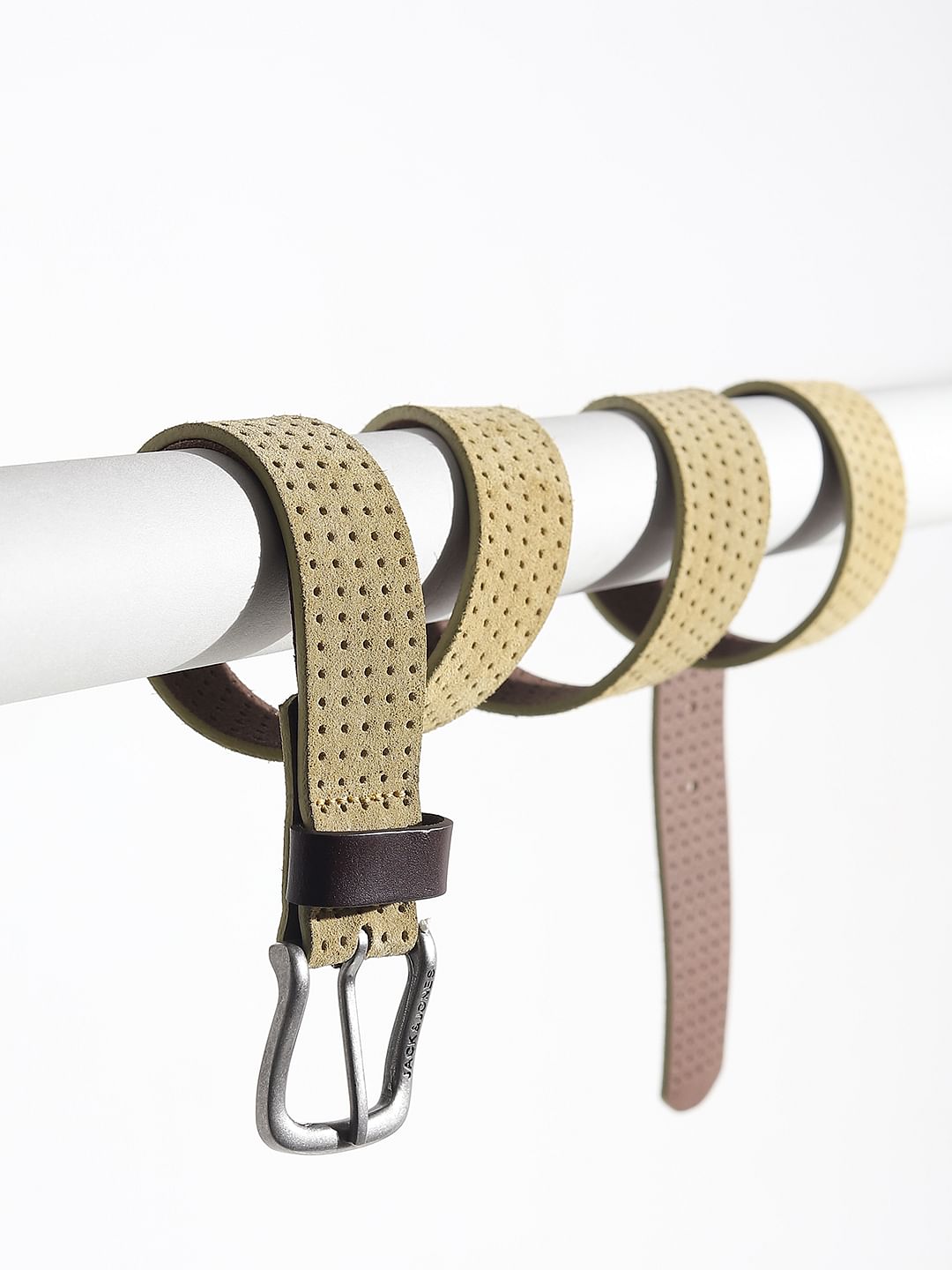 Beige Suede Belt