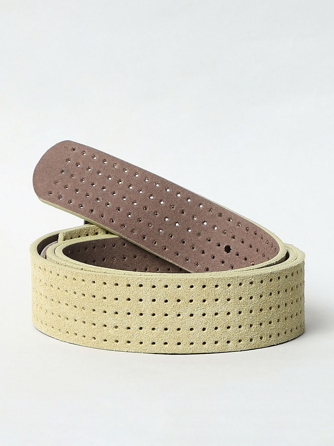 Beige Suede Belt