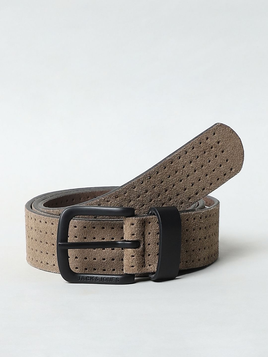 Brown Suede Belt - 32