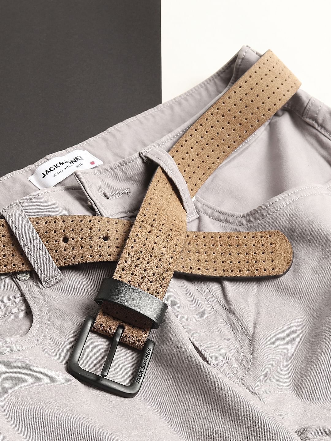 Brown Suede Belt