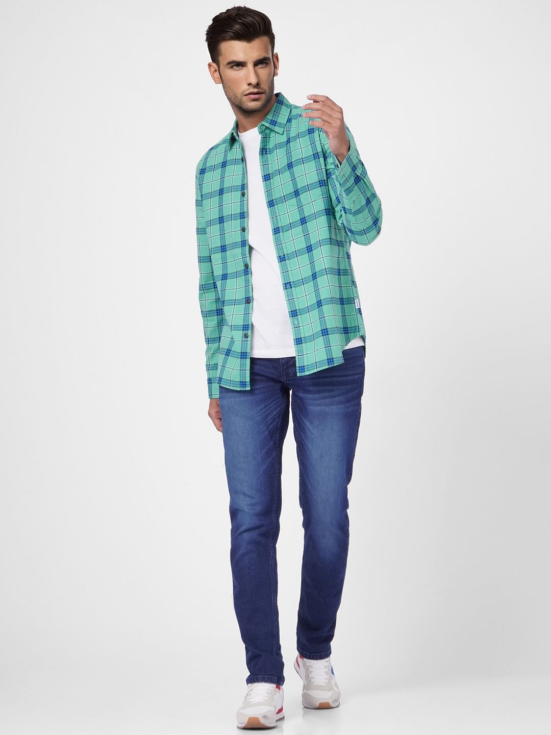 Blue Low Rise Ben Skinny Jeans - 28/30