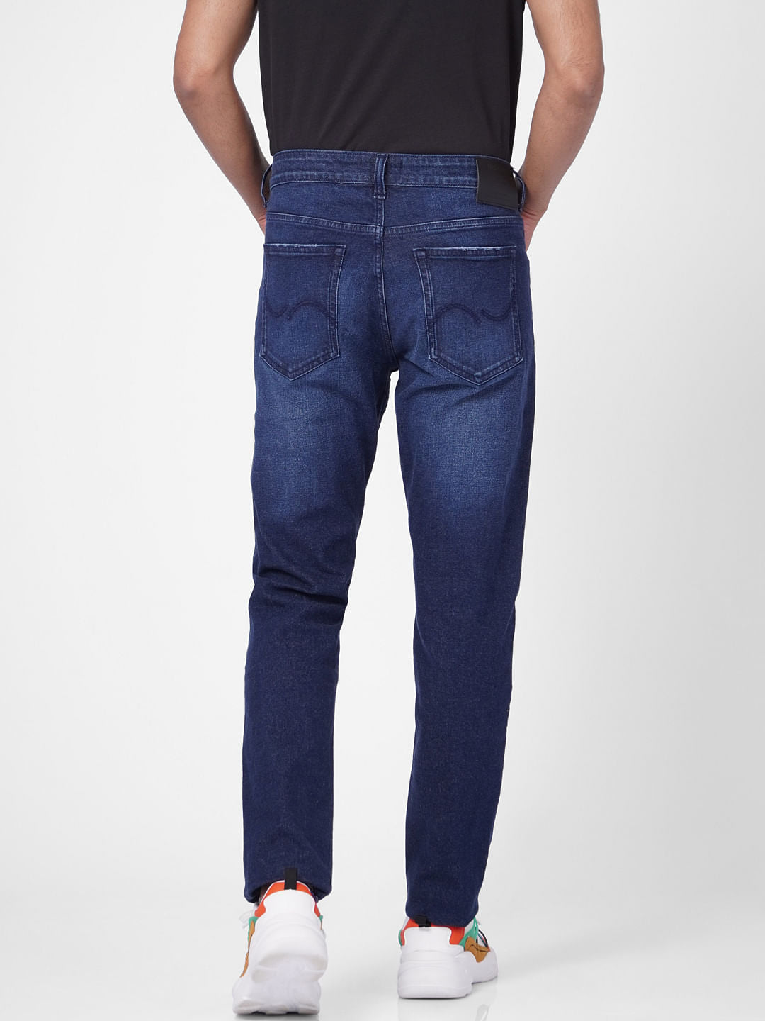 Dark Blue Low Rise Ben Skinny Jeans