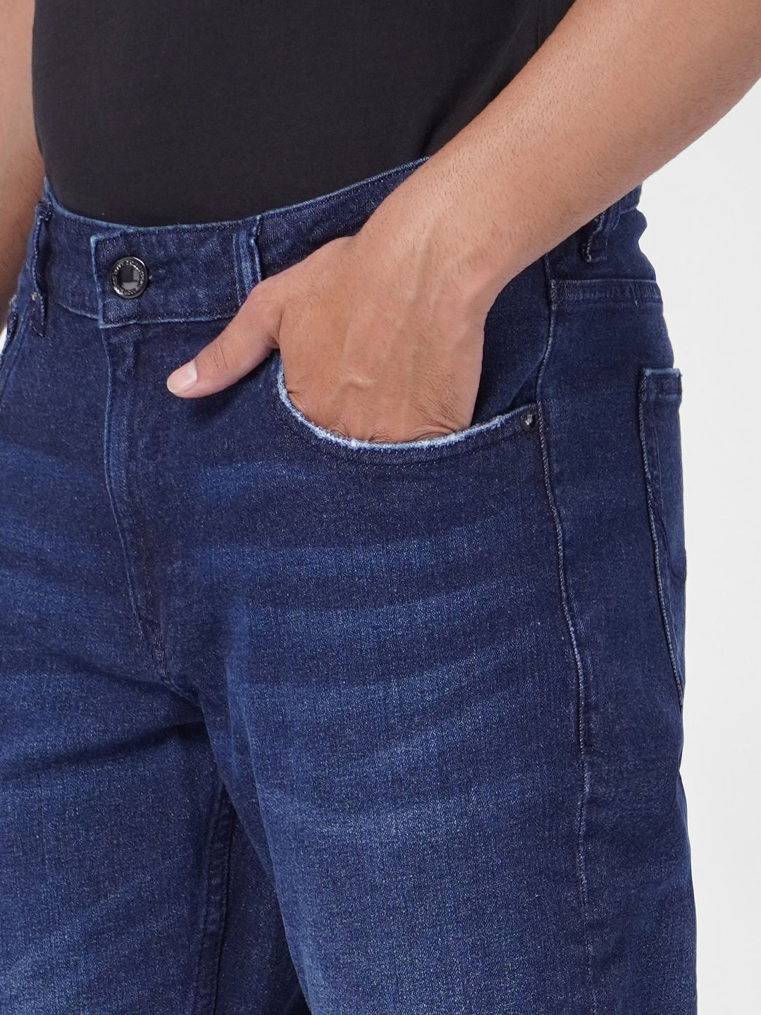 Dark Blue Low Rise Ben Skinny Jeans