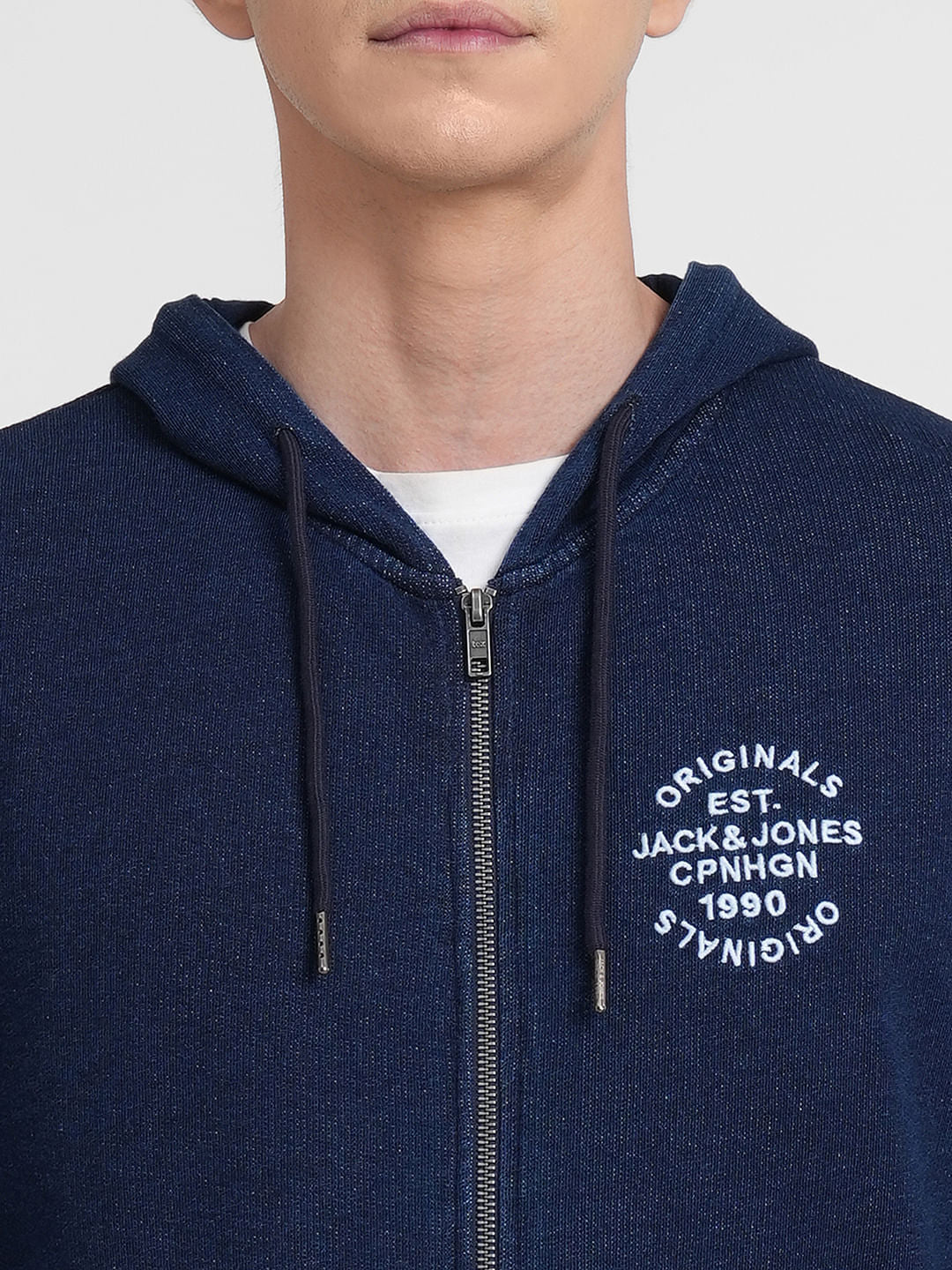 Blue Hooded Co-ord Sweatshirt