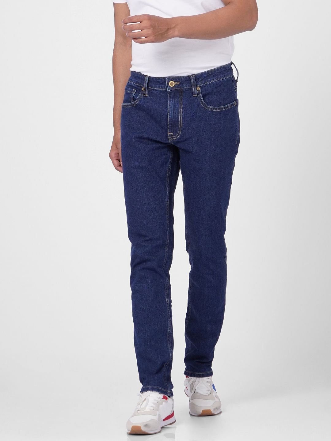 Dark Blue Low Rise Ben Skinny Jeans