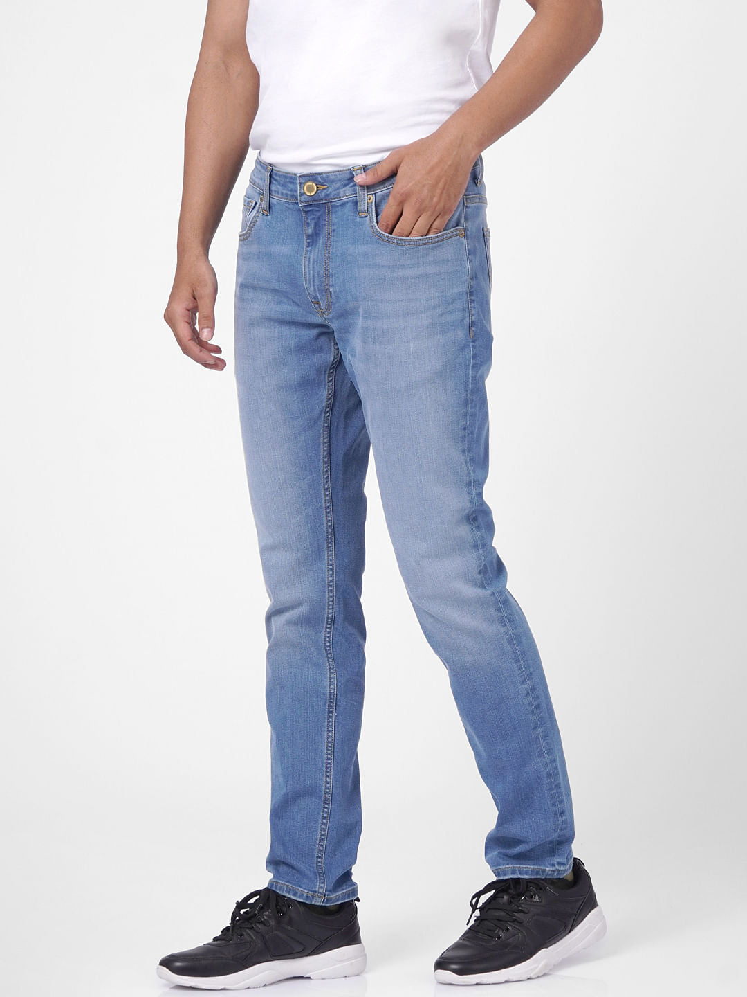 Light Blue Low Rise Ben Skinny Jeans