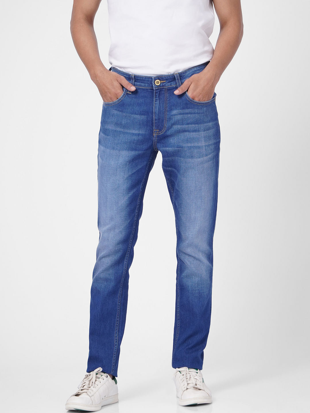 Light Blue Low Rise Glenn Slim Fit Jeans