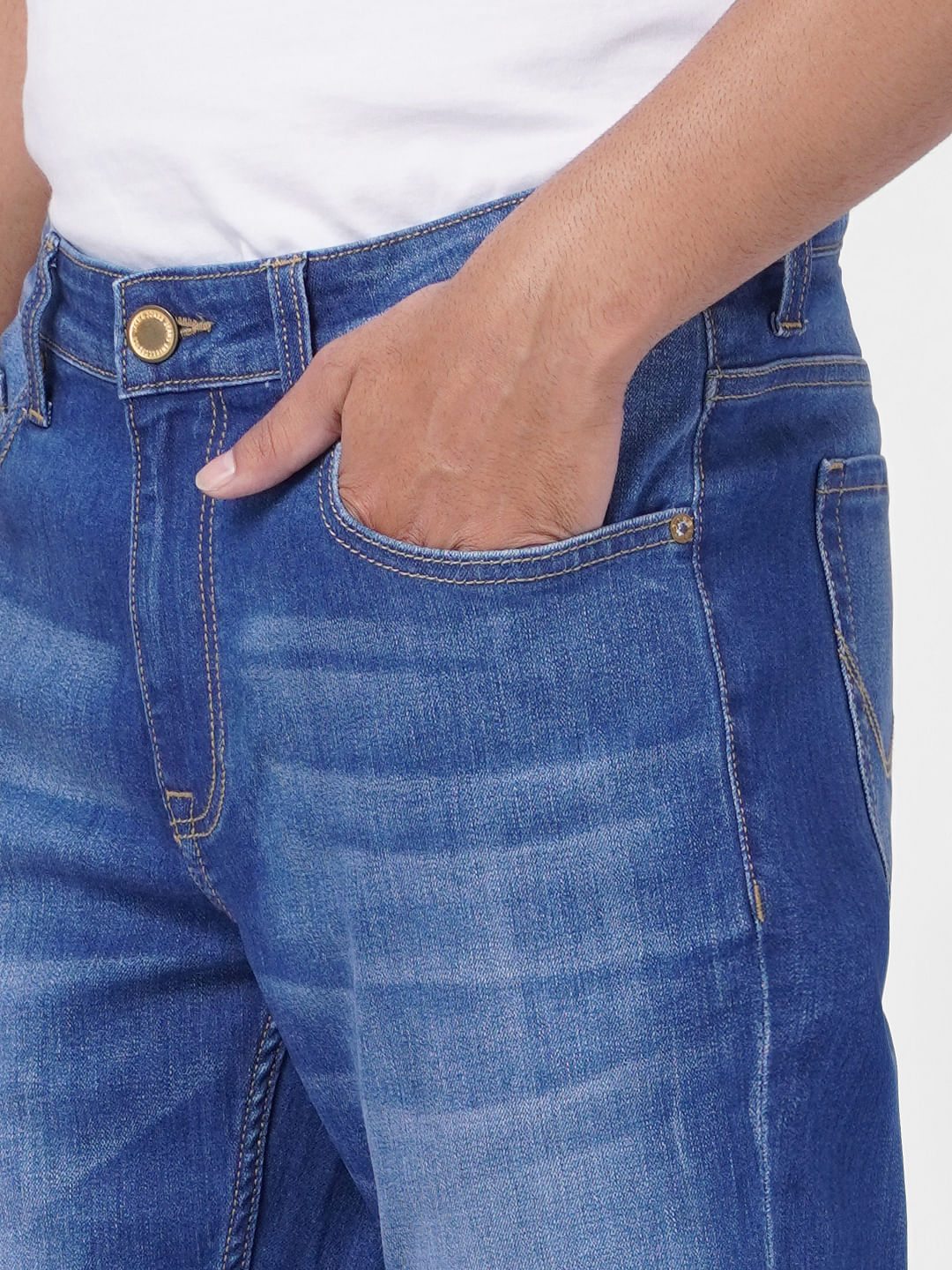 Light Blue Low Rise Glenn Slim Fit Jeans