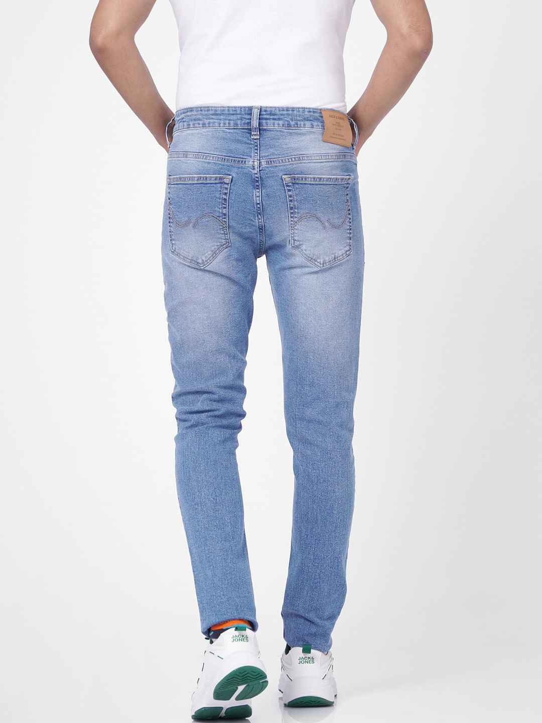 Light Blue Low Rise Liam Skinny Jeans