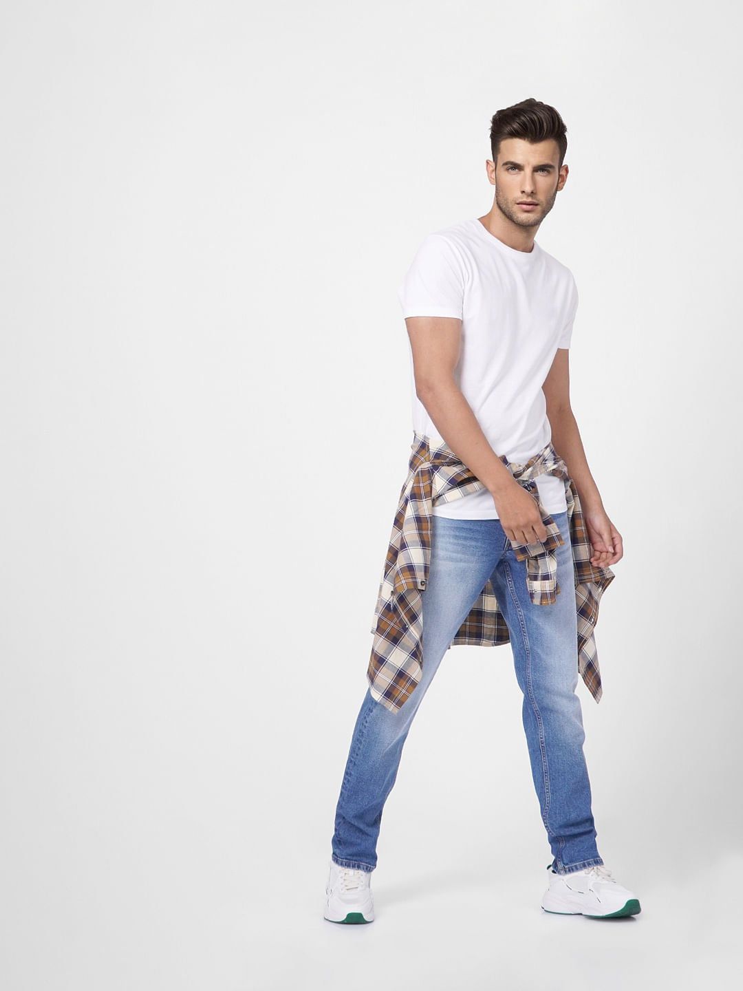Blue Low Rise Tim Anti Fit Jeans - 28/30
