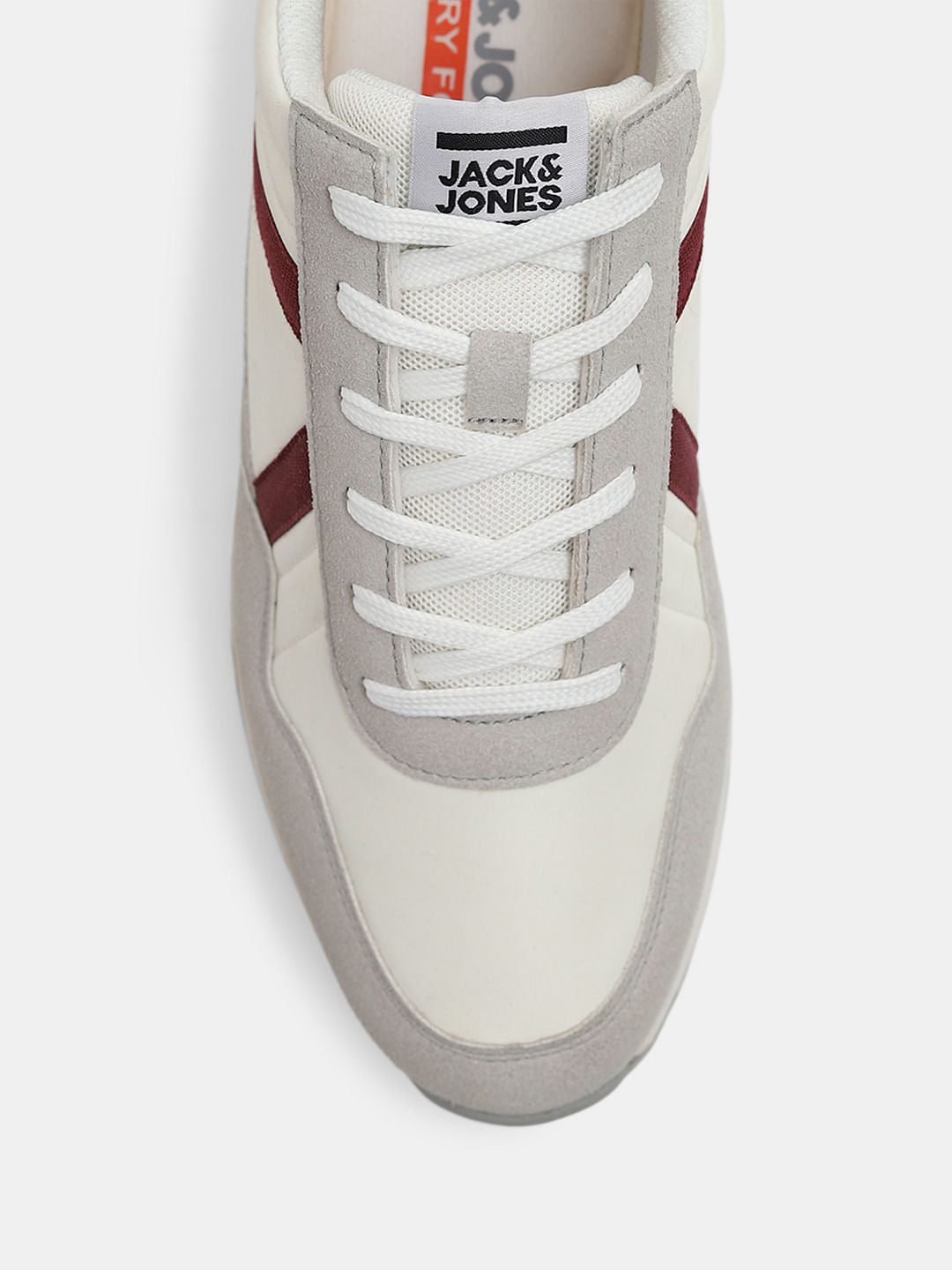 Off-White Colourblocked Lace Up Sneakers