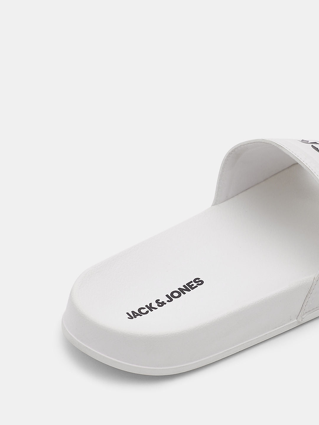 White Doggo Print Sliders