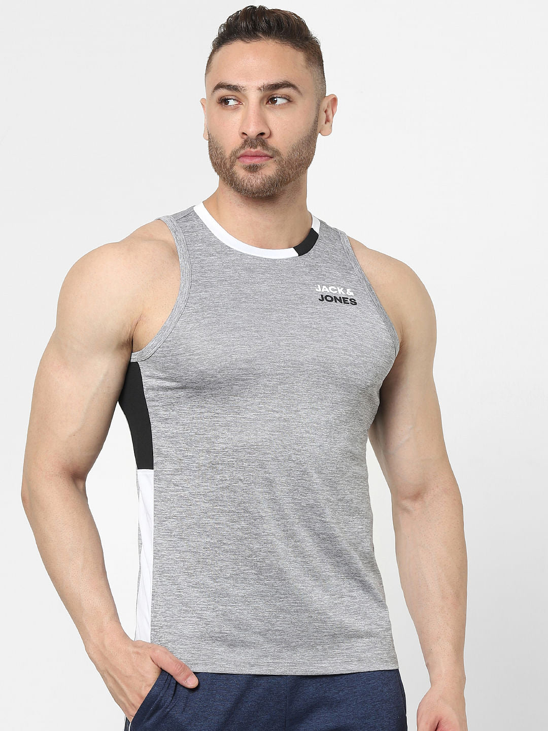 Grey Gym Vest - S