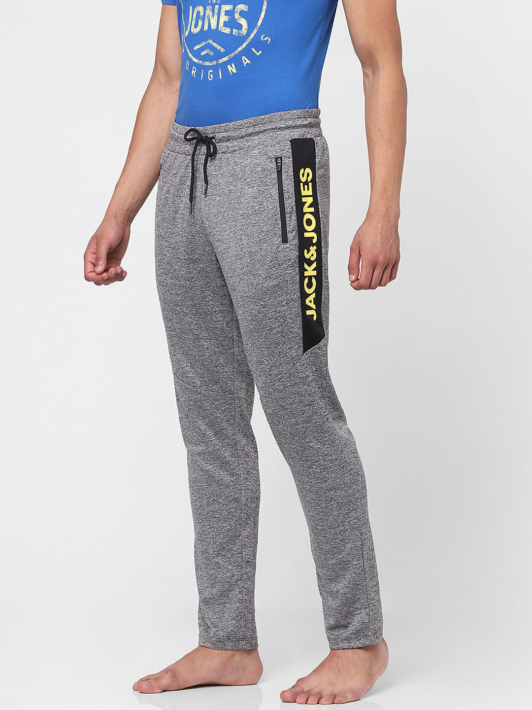 Grey Patterned Trackpants