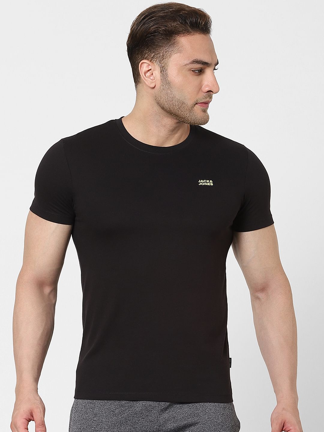 Black Crew Neck T-shirt