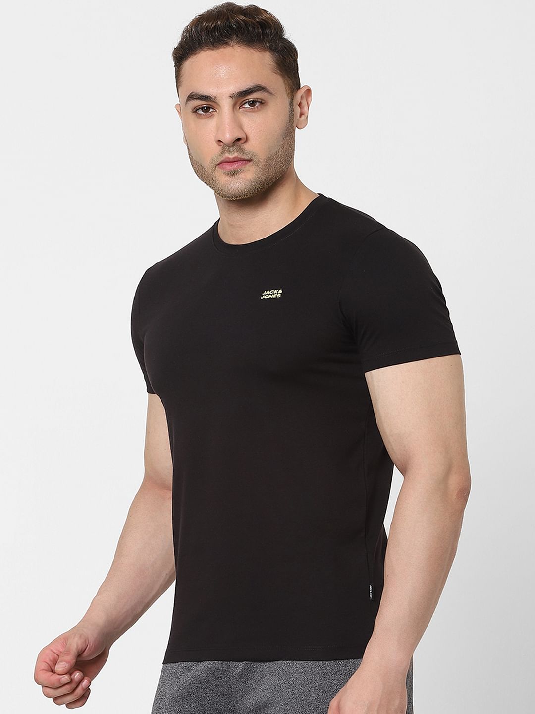 Black Crew Neck T-shirt