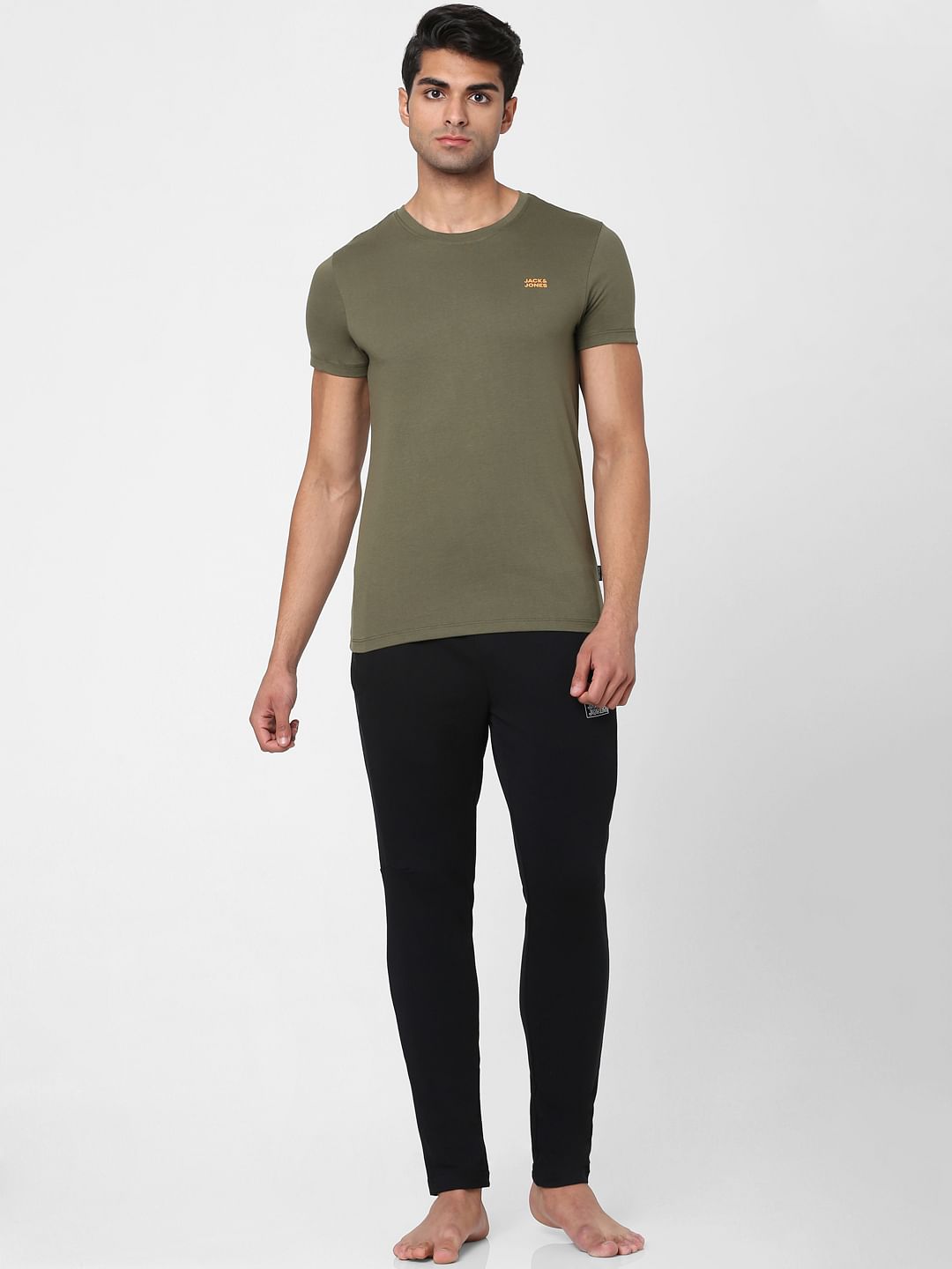 Green Crew Neck T-shirt - S