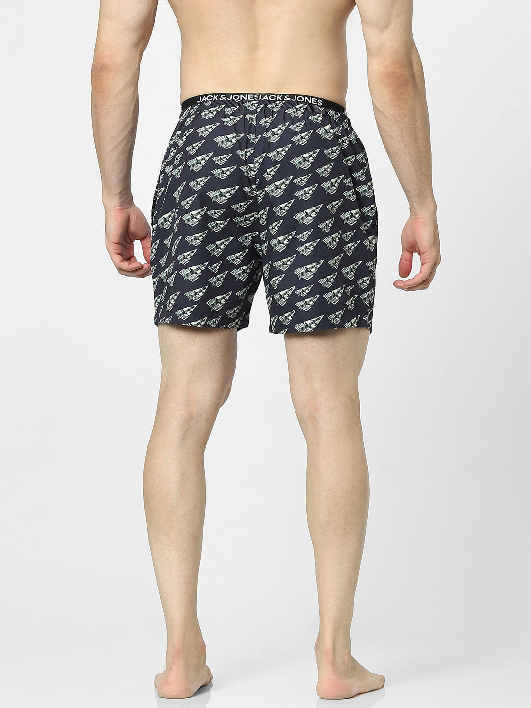 Black Printed Boxers
