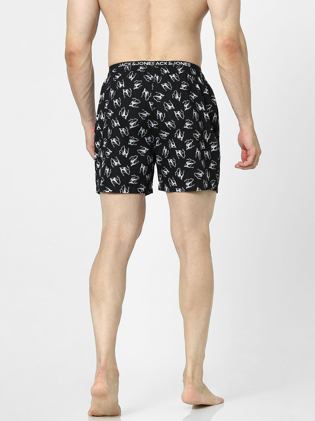 Black Kite Print Boxers